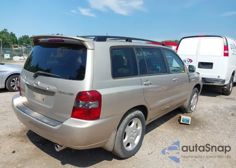2005 Toyota Highlander Limited V6 из США, поврежденный, VIN JTEEP21A550130007